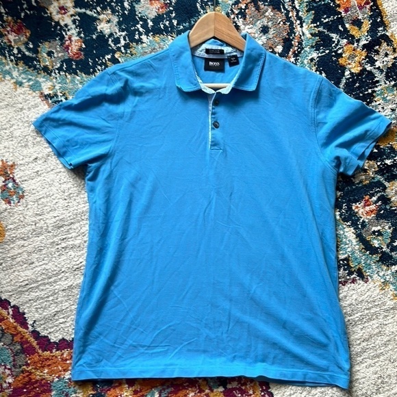 HUGO BOSS PREMIUM PIMA COTTON MENS POLO - SMALL - Picture 5 of 7